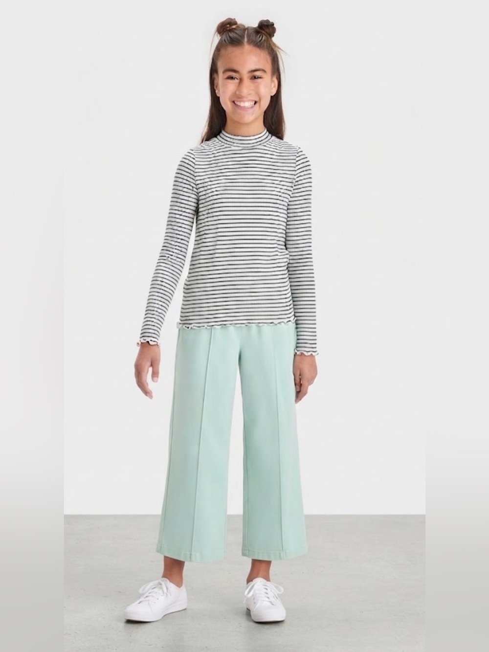Cat & Jack Stripped Long Sleeve Top